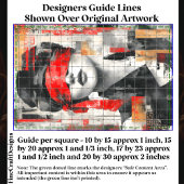 Geblinddoekte Vrouw Abstracte Kunst DM7L Decoupage Tissuepapier