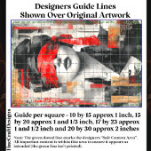 Geblinddoekte Vrouw Abstracte Kunst DM7R Decoupage Tissuepapier