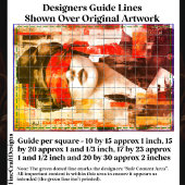 Geblinddoekte Vrouw Abstracte Kunst DM7RF Decoupag Tissuepapier