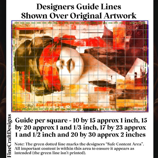 Geblinddoekte Vrouw Abstracte Kunst DM7RF Decoupag Tissuepapier