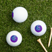 Geblindeerde Blue Wave Golfbal Golfballen (Insitu Gras)