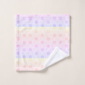 Gebloemd Bad Handdoek (Wasdoekje)