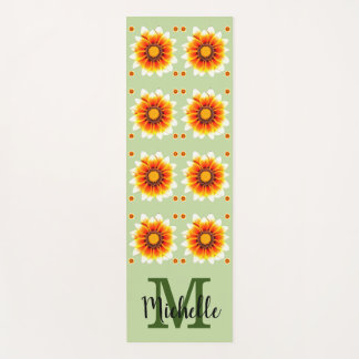 Gebloemd bloemmotief   yogamat