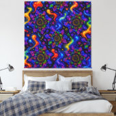 Gebloemd Canvas Afdruk (Insitu (Slaapkamer))