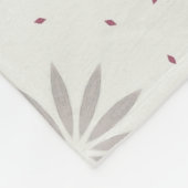 Gebloemd Fleece Deken (Hoek)