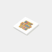 Gebloemd Gefeliciteerd Verjaardag Post-it® Notes (Schuin)