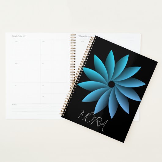 Gebloemd Gepersonaliseerd Planner (Display)
