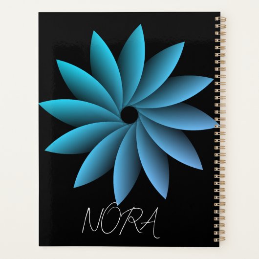 Gebloemd Gepersonaliseerd Planner (Achterkant)