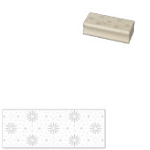 Gebloemd Rubberstempel (Gestempeld)