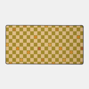 Gebloemde geruite patroon - nr. 02 bureaumat