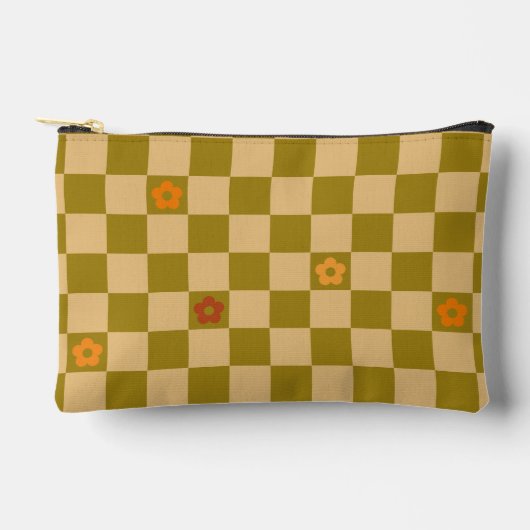 Gebloemde geruite patroon - nr. 02 etui (Voorkant)