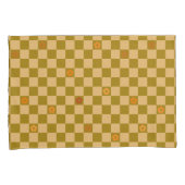 Gebloemde geruite patroon - Nr. 02 Kussensloop (Voorkant-Rechts)