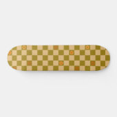 Gebloemde geruite patroon - Nr. 02 Persoonlijk Skateboard (Horizontaal)