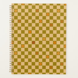 Gebloemde geruite patroon - Nr. 02 Planner