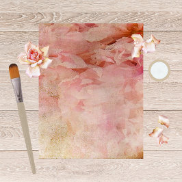 Gebloemde Vintage Scrapbookpapier met Blos