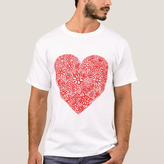 Geblokkeerd hart - Gepersonaliseerd T-shirt (Voorkant)