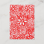 Geblokkeerd hart - Goud - Verticaal Visitekaartje (Achterkant)