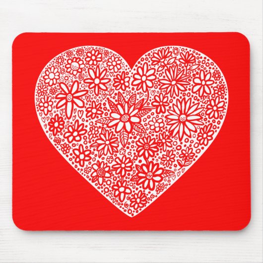Geblokkeerd hart muismat (Voorkant)
