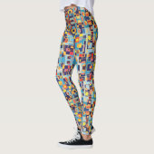 geblokkeerd leggings (Links)