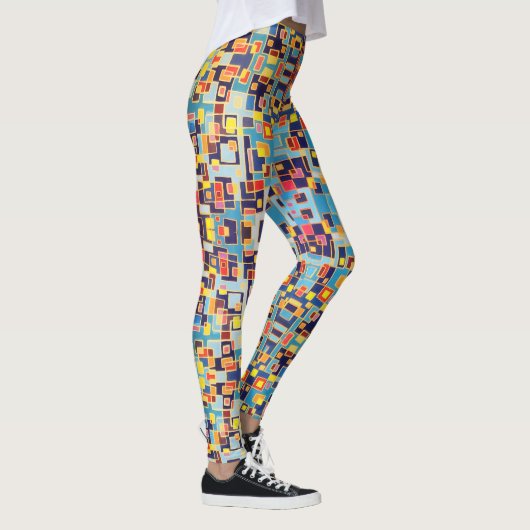 geblokkeerd leggings (Rechts)