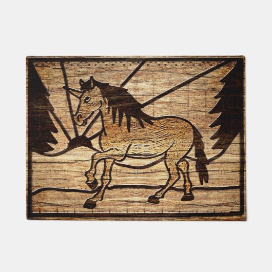Geblokkeerd Unicorn Deurmat (Voorkant)