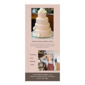 Geblokkeerde Creative Marketing Rack-Kaart Reclamekaart (Achterkant)