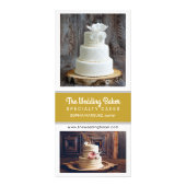 Geblokkeerde Creative Marketing Rack-Kaart Reclamekaart (Voorkant)