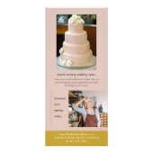 Geblokkeerde Creative Marketing Rack-Kaart Reclamekaart (Achterkant)