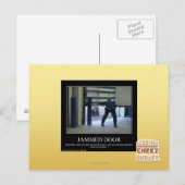 Geblokkeerde Deur Briefkaart (Voorkant / Achterkant)