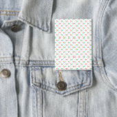 Gebloknotitieboek met een witte kaft  button (Insitu)