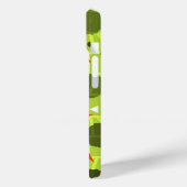 Geblokt groen Case-Mate iPhone case (Achterkant / Links)