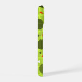 Geblokt groen iPhone 15 case (Rechterkant)