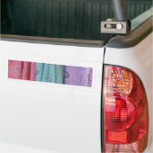 Geblokt Kleurig Doek Bumpersticker (Op Truck)
