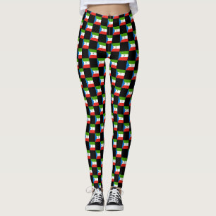 Geblokt vlagpatroon van Equatoriaal-Guinea Leggings