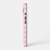 Geblokte Initialen Aangepast iPhone 16 Hoesje (Linkerkant)