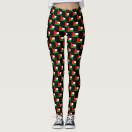 Geblokte Palestijnse vlag Leggings