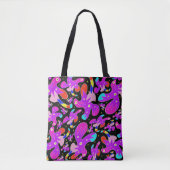 Geblokte Schoudertas Tote Bag (Voorkant)