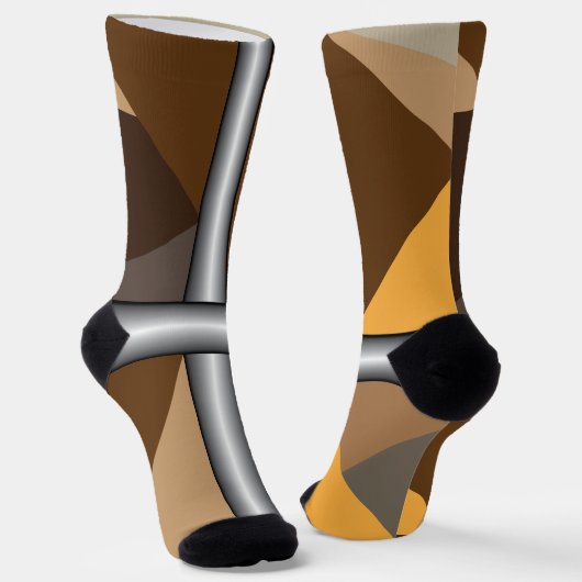 Geblokte Sokken (Gebogen)