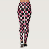 Geblokte vlagpatroon Nepal Leggings (Achterkant)