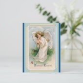  gebluste paasgroeten Angel Briefkaart (Staand voorkant)