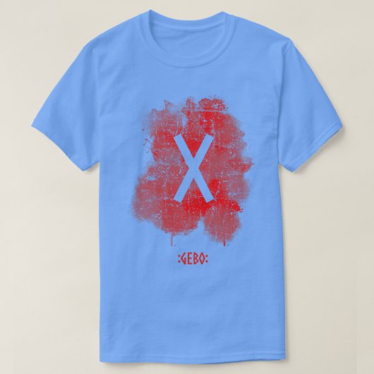 Gebo Rune Red T-shirt (Design voorkant)