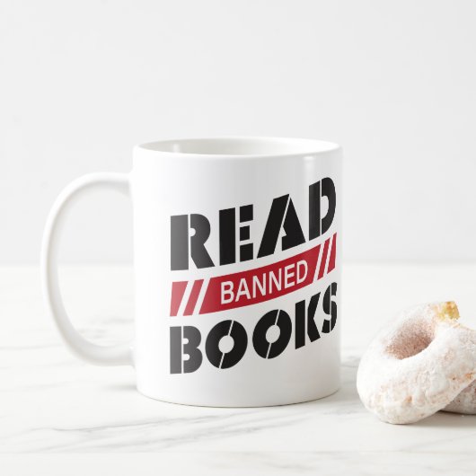 Geboden boeken lezen koffiemok (Met donut)