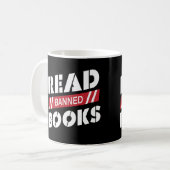 Geboden boeken lezen koffiemok (Voorkant links)