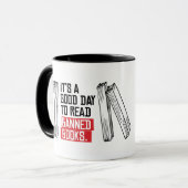 Geboden boeken lezen mok (Voorkant links)