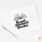 Geboden boeken lezen ronde sticker (Envelop)