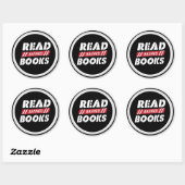 Geboden boeken lezen ronde sticker (Vel)