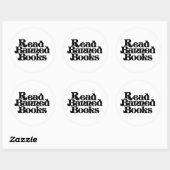 Geboden boeken lezen ronde sticker (Vel)
