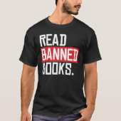 Geboden boeken lezen t-shirt (Voorkant)