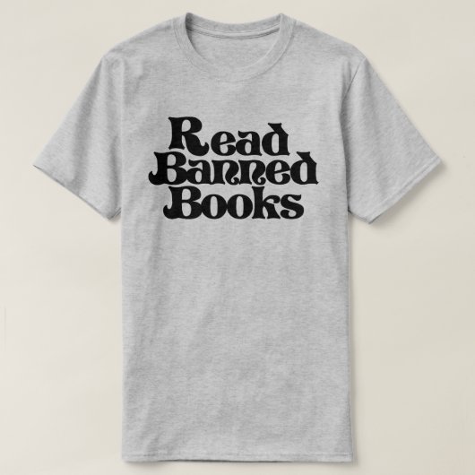 Geboden boeken lezen t-shirt (Design voorkant)