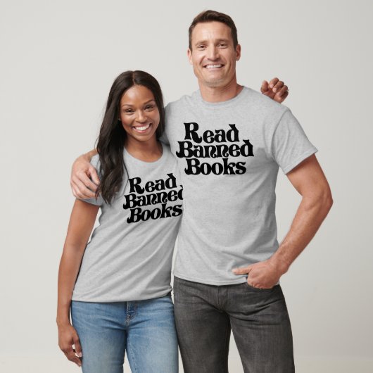 Geboden boeken lezen t-shirt (Unisex)